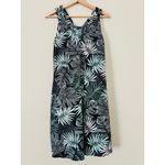 Title Nine  Cirque De La Vie Dress Aloha Women’s Palm Grey Teal Shelf Bra Large Photo 4