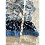 Stitch Fix  Nine Britton Women’s Blue Floral Faux Wrap Ruffle Tank Top Size S Photo 8