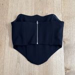 Edikted  Corset Top Strapless Boned Size S Black Photo 2