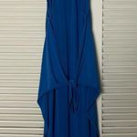 S/M royal blue hi low goddess dress Photo 2