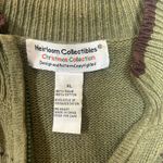 heirloom collectibles Heirloom Collectible Christmas Collection Fill Zip Sweater Vest Size XL Photo 4