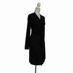 The Limited  XS Tall Little Black True Wrap Midi Classic Silhoutte Dress Goth Photo 1