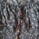 Free People  Floral Lolita Top Black Women's  size XS Photo 10