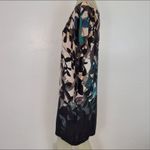 Maeve Anthro  black floral shift dress small Photo 11