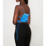 Dynamite  square neck cutout cami in nebulas blue Photo 2