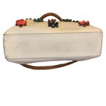 Relic  BEIGE LEATHER CROSSBODY PURSE WITH RAISED MULT-COLOR FLORAL DETAILS Photo 7