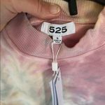 525 America  Tie-Dye Sweatshirt in Pink, Tan, and Cream Photo 2