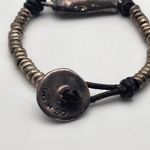 Uno De 50 Leather & Sterling Silver Plated Bracelet Photo 3