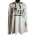 PINK - Victoria's Secret Y2K Sporty Soft Glitter Glam Victoria’s Secret PINK Bling Campus Pullover Hoodie Photo 1