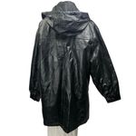 Anthony Richards Women's Black 100% Leather Hoodie Hooded Coat Jacket Size XL Photo 1