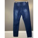 Bamboo  Jeans Womens 14 Blue Dark Wash Skinny Stretch Denim Five Pocket Mid Rise Photo 3
