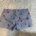 Old Navy  Womens Blue Stripe Floral Print Everyday Chino Shorts Size 30 Photo 5