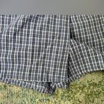 Vintage 90s White Stag blue plaid cotton wrap skort, size 4 Photo 1