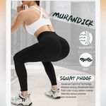 Butt Lifting Scrunch Seamless Leggings for Women High Waisted Booty Workout Black Size M Photo 1