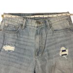 Aeropostale  Mom Jeans Distressed Light Wash High Rise Straight Leg Size 6 Photo 5