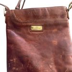 Levogue Vintage Distressed Genuiune Leather Messenger Crossbody‎ Bag Purse Photo 2