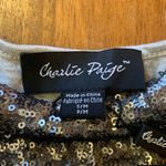 Charlie Paige NWT S/M Silver Gray Camisole Top Lined Adjustable Straps Elegant Photo 2