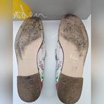 Boden White and Red Poppy floral loafers Size 40 Photo 5