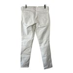 Gap  White Skinny Fit Jeans Women's Size 6 28 Regular Distressed Inseam 30" Photo 4