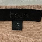H:ours Jacklyn Sweater Cutout Mesh Cropped Neutral Tan Small Revolve Chic Edgy Photo 7