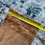 SheIn Suede Skirt Set Photo 5