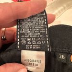 7 For All Mankind  Jean Shorts Cut Off High Rise 26 Black Beach Classic Vacay Photo 12