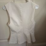 ZARA  white deep v blouse Photo 2