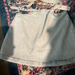 We Wore What Cut Out Light Denim Mini Skirt sz S NWT Photo 7