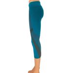Adidas Blue Mid Rise Pull On Cropped Climalite Sport Tight Yoga Leggings Size XS Photo 1