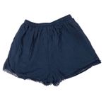 Coco + Jaimeson NWT Boho Shorts Womens S Blue Tassel Embroidered Cottagecoreo Photo 4