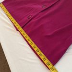 Briggs button down blouse petite long sleeve large buttons VTG 80s/90s Sz LG PET Pink Photo 3