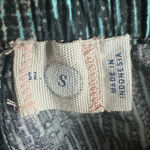 Anthropologie HEI HEI Size S Pants Byrd teal patterned pull on  elastic waist Photo 5