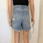 Madewell  31 relaxed-mid length denim short fray raw hem SH2 2535 Photo 12