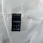 SheIn Crochet Midi Baby Doll Halter Dress Y2K Fairy White  Textured Tiered SZ SM Photo 7