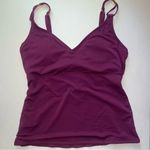 Bleu Rod Beattie Bleu Rod Beatte Swim Top Size 10 Purple Tunic Tank V Neck Lace Up Photo 0