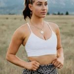 Balance Athletica Vitality White Sports Bra Photo 1