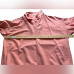 Aerie Women's Oversized V-Neck Collared Sweatshirt Orange Size M Photo 5