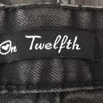 On Twelfth -Black Jean Shorts w/lace-NWT-Sz 7 Photo 3