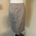 Napist Women's Work Office Business Stripes Pencil Skirt Gray Photo 1