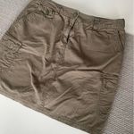 Massini Vintage Y2K  Olive Green Cargo Skirt 100% Cotton Size 10 Photo 6