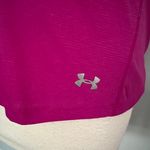Under Armour Run Magenta Fitted Short Sleeve Workout Tshirt Photo 4