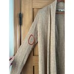 White + Warren 100% Cashmere Open Front Cardigan Sweater Tan Women’s size Medium Photo 5