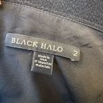 Black Halo  Flared Chic Black Party Cocktail Mini Skirt with Ruffle Hem Size 2 XS Photo 5