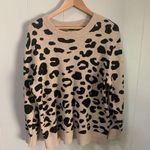 Daily Ritual Ultra Soft Jacquard Leopard Print Sweater XL Photo 1