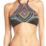 Laundry by Shelli Segal Laundry Colorful Embroidered High Neck Bikini Top Photo 0