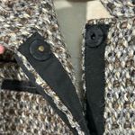 J.Crew  Wool Blend Tweed Jacket | Size 4 | Brown Black Metallic | 4-Pocket Zip Photo 3
