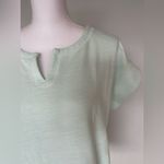 Talbots Sweatshirt Tee | Size L | Mint Green | EUC Photo 3