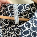 Hanna Andersson Sleeveless Dress Navy Midi Sheath Womens Size 6 Cotton C… Blue Photo 3