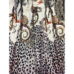 Tempo Paris  Women's Brown Animal Print Jacket L Photo 5