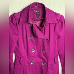 EXPRESS Women's Purple Double-Breasted Coat size S Photo 2